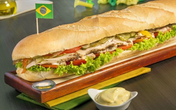 Sanduíche de metro picante