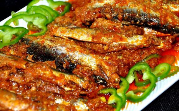 Sardinha de panela de pressão