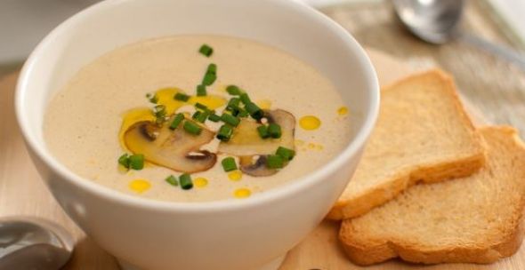 Sopa Alemã de cogumelos à Francônia