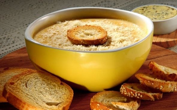 Sopa creme de cebolas