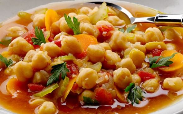 Sopa de grão de bico
