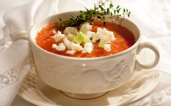 Sopa fria de tomate