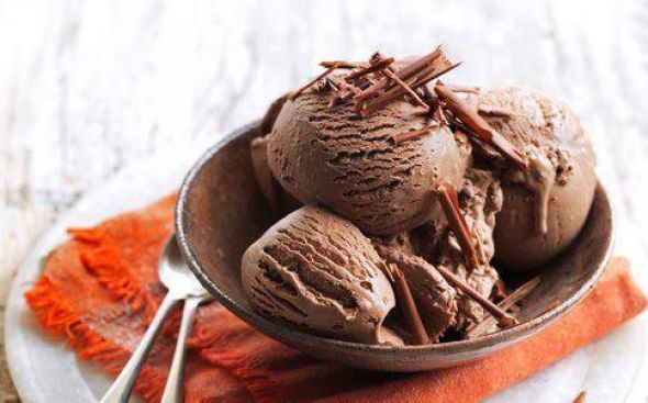 Sorvete de chocolate especial 