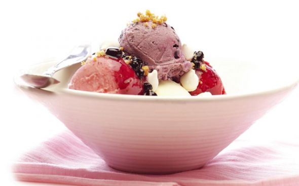 Sorvete de morango top especial