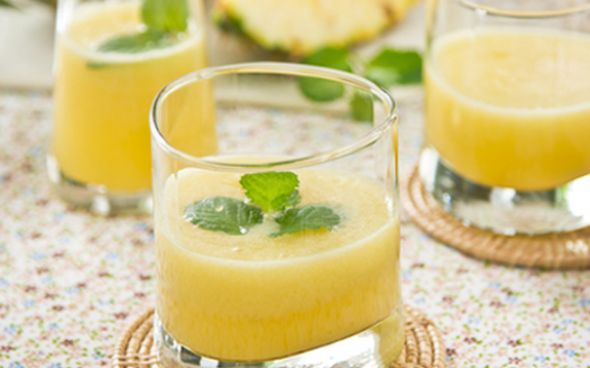 Suco de melão cremoso