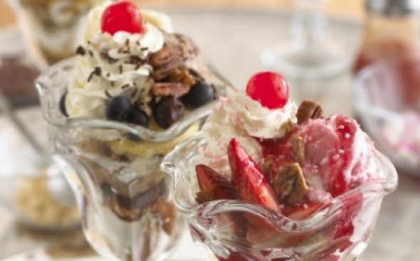 Sundae três sabores especial
