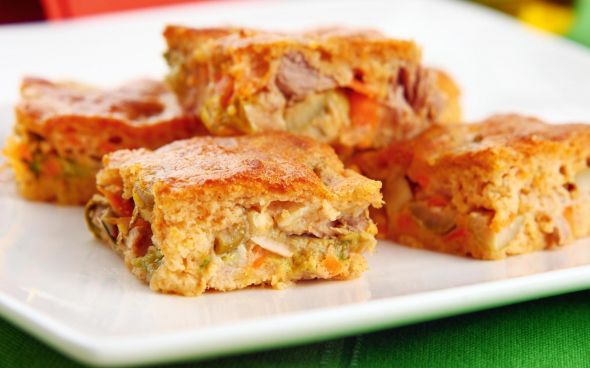 Torta de atum deliciosa