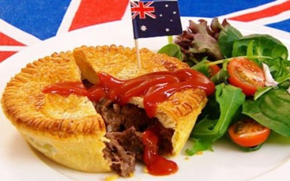 Torta de carne australiana