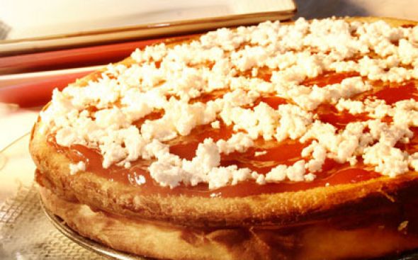 Torta de goiabada com ricota