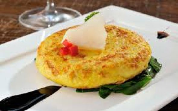 Tortilha de bacalhau fresco